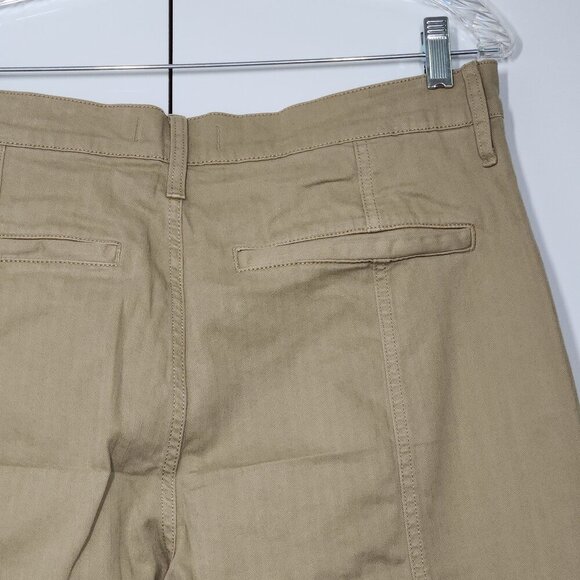 Madewell 90's straight Cargo Women's Pants Size 31 Khaki Pockets High Rise - Picture 6 of 9